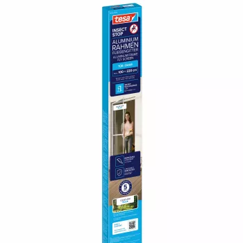 tesa Insect Stop vrata s mrežom protiv muha, bijela, 1,0 x 2,2 m (55192-00100-00)