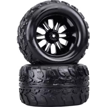 Reely 1:10 Monstertruck kompletan set kotača crni 2 kom. (RE-6747333)