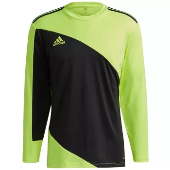 adidas Squadra 21 vratarska majica za muškarce, dugi rukav, crna/Semi Solar Slime, veličina L, GN5795
