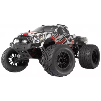 Reely New2 Super Combo Brushless 1:10 RC električni monstertruck 4WD 100% RTR 2,4 GHz s baterijom, punjačem i baterijama za odašiljač (RE-7766676)