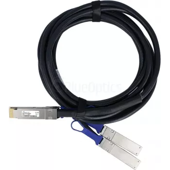 BlueLAN pasivni 200Gb/s QSFP56 na 2x 100Gb/s QSFP56 Direct Attach breakout kabel, 3m, AWG26, NVIDIA kompatibilan MCP7H50-H02AR26-BL