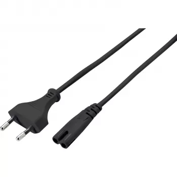 SYGONIX SY-5043508 Strujni kabel Schuko na IEC C13 5m crni