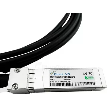 BlueLAN 40G QSFP+ na 4x10G SFP+ pasivni Direct-Attach Breakout kabel, 5m, 26 AWG, kompatibilan s NVIDIA L45593-D178-B50 L45593-D178-B50-BL