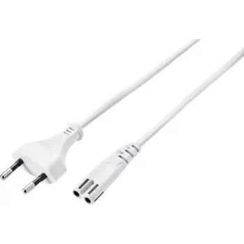 Sygonix SY-5044218 mrežni kabel, bijeli, 1,8m, Schuko na Schuko, 16A