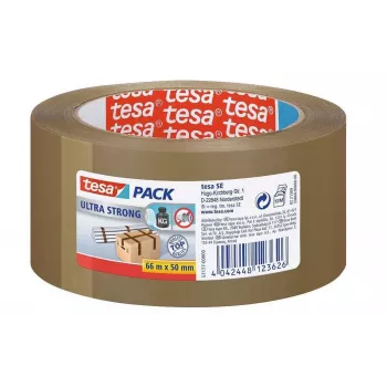 tesa ULTRA STRONG 57177 ambalažna traka, smeđa, 66 m x 50 mm, 6 rola