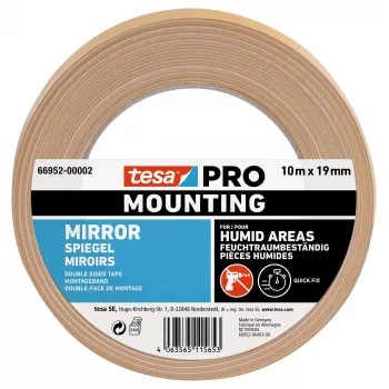 tesa Montage PRO traka za montažu ogledala bijela 10 m x 19 mm 66952-00002-00