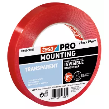 tesa Montage PRO prozirna montažna traka 25 m x 19 mm 66965-00002-00