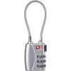 Sygonix SY-5044450 kombinirana kabelska brava s 3 znamenke, 33 mm, srebrna