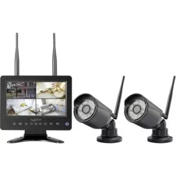 Sygonix bežični set nadzornih kamera s 2 kamere, 1280 x 720 piksela, 2,4 GHz, 7