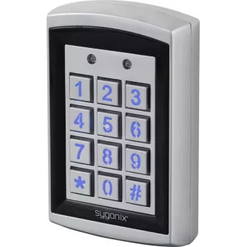 Sygonix SY-6428612 RFID kodna tipkovnica s osvijetljenim tipkama, nadžbukna montaža, 12/24 V DC/AC, IP66