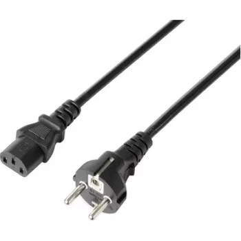 Sygonix SY-5243890 priključni kabel za uređaje, crni, 5 m