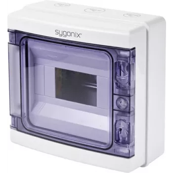Sygonix SY-5491852 nadžbukni mali razvodnik, 8 modulnih jedinica, 1 red, bijeli
