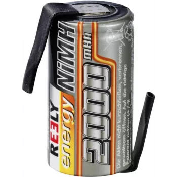 Reely NiMH Single Cell 1.2 V 2000 mAh with Solder Tag (RE-7851720)
