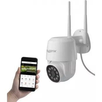 Sygonix PTZ WLAN SY-4760960 Full HD Pan/Tilt IP Camera with Night Vision and Two-Way Audio