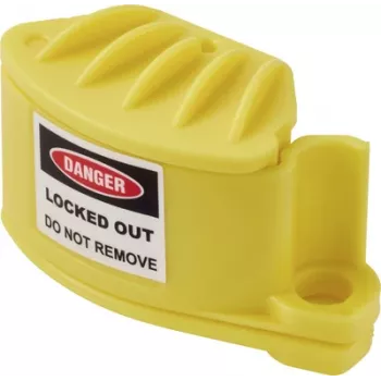 Sygonix SY-6872678 Safety Padlock 29 mm Yellow