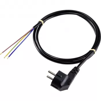 Sygonix SY-5043466 mrežni kabel CEE 7/7 na IEC C13 5m crni