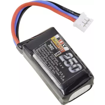 Reely LiPo baterija 7,4 V 250 mAh 2S 30C Softcase plosnati konektor (RE-7845954)