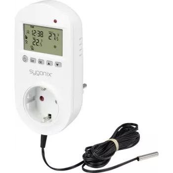 Sygonix SY-6824098 Universal Thermostat Plug with Weekly Program