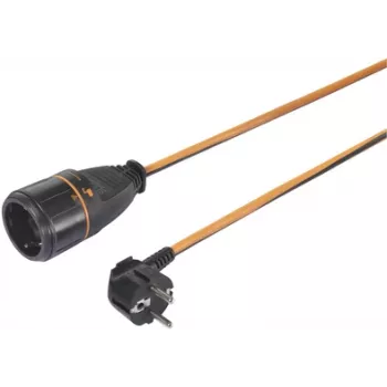 Sygonix SY-5597568 Power Extension Cable 16 A Black, Orange 5 m Lockable