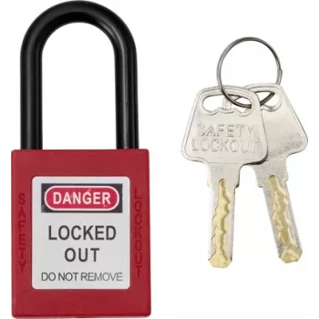 Sygonix SY-6872668 Brass Padlock 38 mm Keyed Different