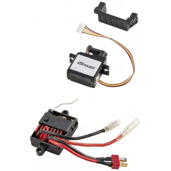 Reely RE-8705337 elektronički set za Carbon Fighter III (2,4 GHz prijemnik, 40A brušeni ESC, servo upravljanja)