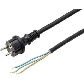 Sygonix SY-6029108 mrežni kabel Schuko na IEC C13 3m crni