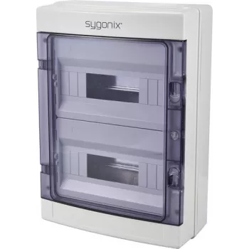 Sygonix SY-6696060 nadgradni mali razvodnik, 24 modula, 2 reda, IP40, bijeli