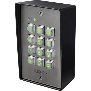 Sygonix SY-6888064 nadžbukna kodna brava, 12-24V DC/AC, IP65, osvijetljena tipkovnica