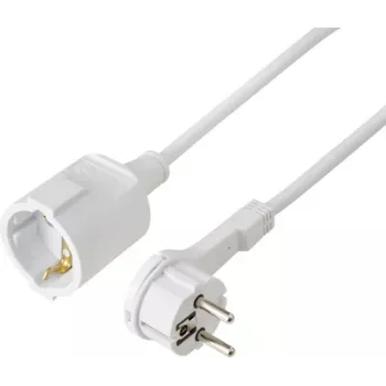 Sygonix SY-7170030 produžni kabel 16 A bijeli 2,00 m H05VV-F 3G 1,5 mm²