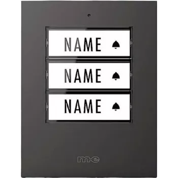 M-E Modern-Electronics 41307 Illuminated Wireless Doorbell Transmitter with Nameplate
