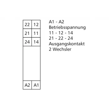 METZ CONNECT 11051025 modul releja snage 24 V DC, 1 CO, 16 A, za DIN tračnicu, crno-narančast