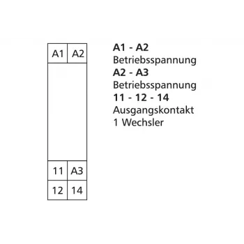 METZ CONNECT KRA-S-M6/21 modul spojnog releja 24V AC/DC, 1 izmjenični kontakt, 8A, bijeli, 11061213