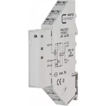 METZ CONNECT 11070013 relejni modul 24 V DC, 1 CO, bijeli