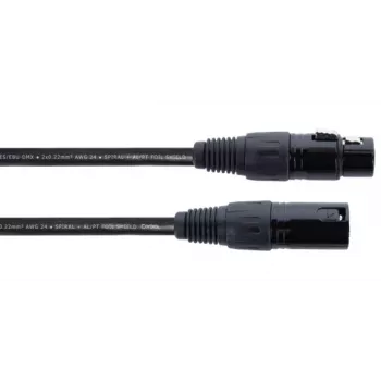 Cordial ED 5 FM XLR spojni kabel 5m crni 14902