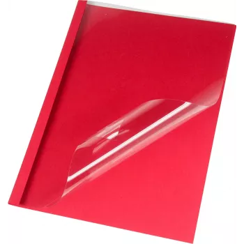 LMG termo uvezni ovitci A4 crveni imitacija kože 1,5 mm hrbat, kapacitet 50 listova, pakiranje od 50 LMG-BMDLM-RO-R1,5