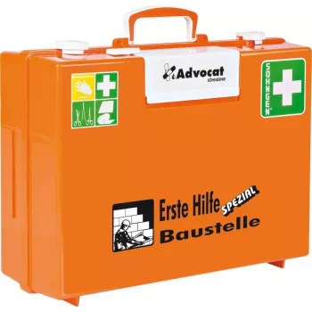 Söhngen Advocat Construction Site First Aid Kit DIN 13157, Orange ABS, 400 x 300 x 150 mm 0367001