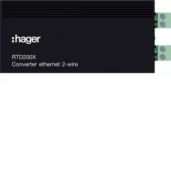 Hager RTD200X IP to 2-Wire Converter for Door Intercom Systems