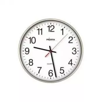 PEWETA Wall Clock Silver Metallic 44.130.213