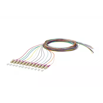 METZ CONNECT 150N1JO0020E OM4 multimode optički patch kabel, 12x LC duplex, 2 m, 50 µm jezgra, višebojni
