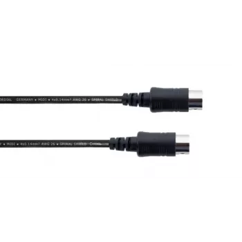 Cordial MIDI spojni kabel 1,5 m crni (14895)
