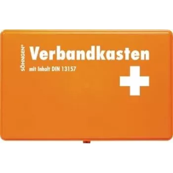 Söhngen DIN 13157 First Aid Kit 3003045 Orange Impact-Resistant ABS with Wall Bracket