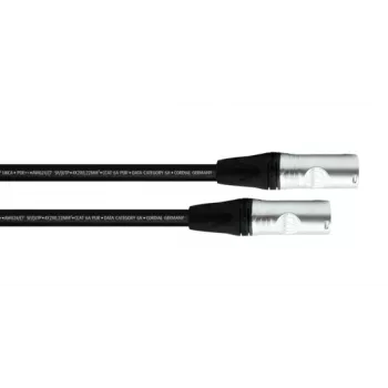 Cordial 15621 CAT 6a SF/UTP patch kabel, 3m, crni, PUR plašt