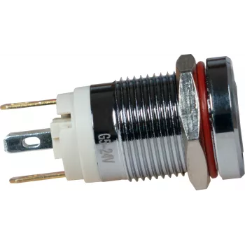 JOY-IT Button12E-01 vandalizmu otporno rastavljeno tipkalo, zeleno, 12mm, IK10, IP67