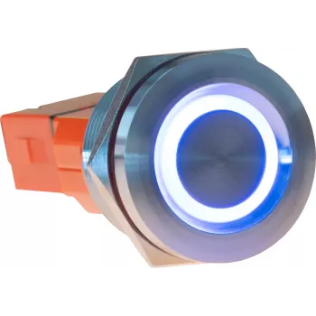 JOY-IT Button22T-01 tipkalo (zatvarač), crveni/plavi LED, 22mm, IP68, IK10