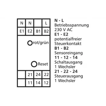 METZ CONNECT DRIW-E16 relej snage, crno-bijeli 1101500522