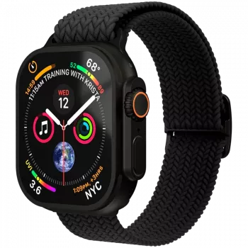 VONMÄHLEN Woven Loop 40, 41, 42mm, univerzalna veličina, All Black