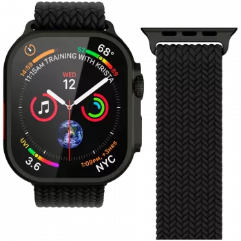 VONMÄHLEN Woven Loop 40, 41, 42mm, univerzalna veličina, All Black