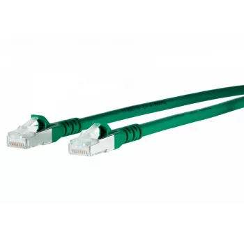 METZ CONNECT 1308450355-E Cat6a S/FTP patch kabel, 0,3 m, zeleni