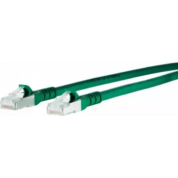 METZ CONNECT 1308450355-E Cat6a S/FTP patch kabel, 0,3 m, zeleni