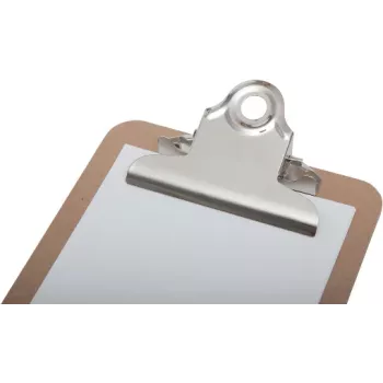 MAUL kopča za papir MAULbill, ploča od tvrdog vlakna, 115 x 265 mm, metalna kopča, kapacitet 15 mm, zaobljeni kutovi, smeđa 2391770